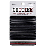 Cuttiee #1011 4mm Elastic Band Black 16pcs