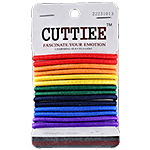 Cuttiee #1013 4mm Elastic Band Rainbow 16pcs
