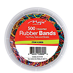 Magic Collection #2800 Rubber Band 500pc Assorted