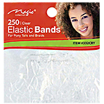 Magic Collection #332CRY 250pc Elastic Bands Clear