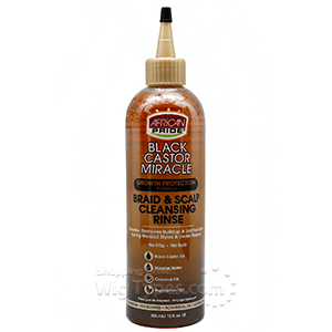African Pride Black Castor Miracle Braid & Scalp Cleansing Rinse 12oz