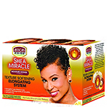 African Pride Shea Butter Miracle Texture Softening Elongating System Kit