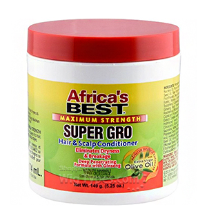 Africa's BEST Maximum Strength Super Gro Hair & Scalp Conditioner 5.25oz