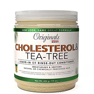 Africa's Best Original Cholesterol Tea-Tree Oil Leave-In Conditioner 15oz