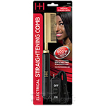 Hot & Hotter #5531 Electrical Straightening Comb Medium Curved Teeth