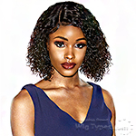 Sensationnel 100% Virgin Human Hair 12A Wet & Wavy HD Lace Wig - DEEP 12