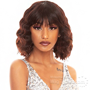 The Wig Black Pink 100% Brazilian Virgin Remy Human Hair Wig - HHBW JACKI