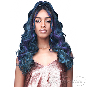 Bobbi Boss Synthetic Hair 360 13x2 Updo Revolution Frontal Lace Wig - MLF418 ELEANOR