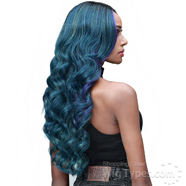 bobbi boss teal wig