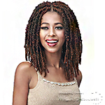 Bobbi Boss Synthetic Hair 4x4 Frontal Lace  Wig - MLF614 CALIF BUTTERFLY LOCS 16