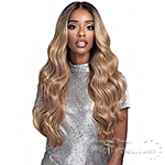 Bobbi Boss Human Hair Blend 13X4 Swiss Lace Front Wig - MBLF190 CARMELA