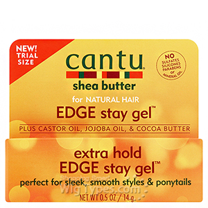 Cantu Shea Butter for Natural Hair Edge Stay Gel 0.5oz