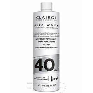 Clairol Soy4Plex Pure White Creme Developer 40 16oz