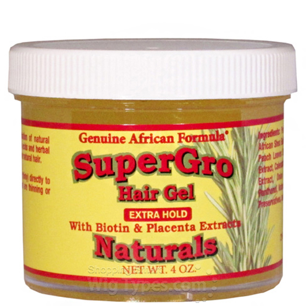 African Formula Super Grow Hair Gel Extra Hold 4oz 