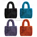 Soft Faux Fur Tote Bag / Shopper Bag / Furry Hand Bag