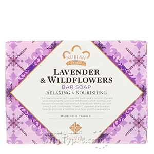 Nubian Heritage Lavender & Wildflowers Bar Soap 5oz