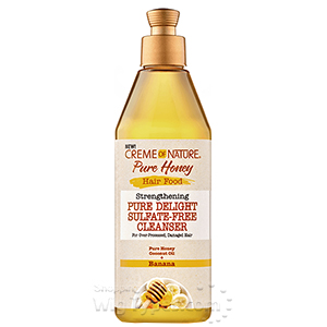 Creme of Nature Pure Honey Hair Food Pure Delight Sulfate-Free Cleanser 12oz
