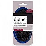 Diane #D1722 Prestige 100% Boar Military Wave Brush Medium Curved - Blue