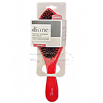 Diane #D1726 Prestige 100% Boar Wave Brush Medium Curved - Red