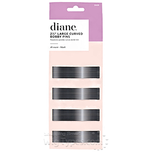Diane #D428 Large Curved Bobby Pins 40 Count - 2 1/2