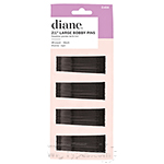 Diane #D458 2 1/2" Large Bobby Pins Black 40PK
