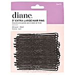 Diane #D473 Hair Pins with Ball Tips 3" Black