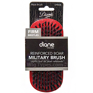 Diane #D9008 Reinforced Boar Military Wave Brush Hard