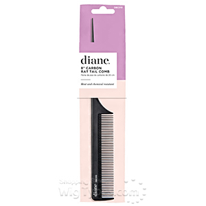 Diane #DBC010 Carbon Rat Tail Comb - 8
