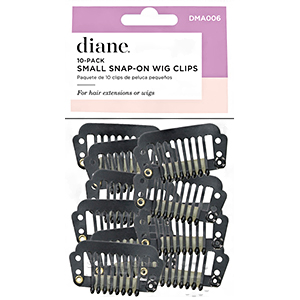 Diane #DMA006 Small Wig Clips 10PK - Black