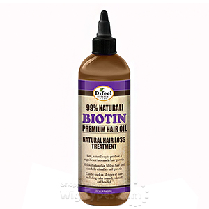 Difeel 99% Natural Biotin Natural Hair Loss Treatment Premium Hair Oil 8oz
