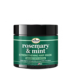Difeel Rosemary & Mint Strengthening Hair Mask with Biotin 12oz