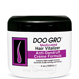 Doo Gro Medicated Hair Vitalizer Anti-Dandruff Creme Formula 4oz