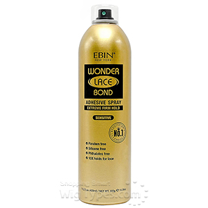 Ebin New York Wonder Lace Bond Adhesive Spray Extreme Firm Hold 14.2oz - Sensitive