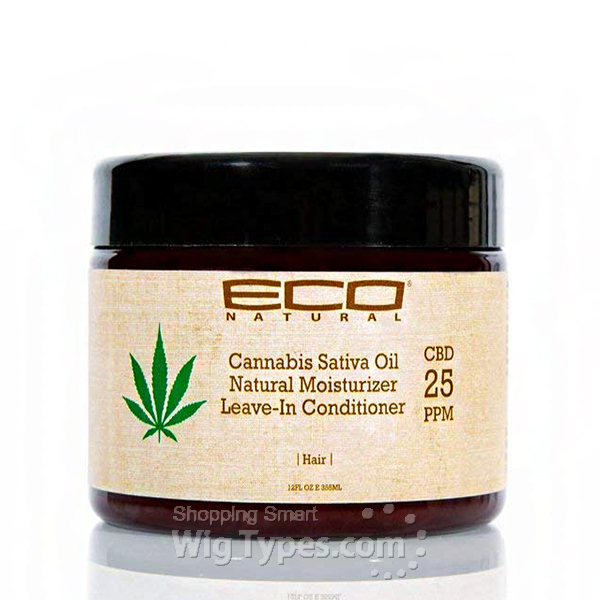 Eco Natural Cannabis Sativa Oil Natural Moisturizer Leave-in Conditioner  12oz 