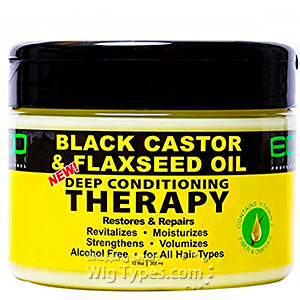 Eco Style Black Castor & Flaxseed Oil Deep Conditioning Therapy 12oz