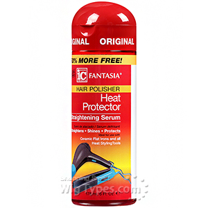 Fantasia IC Hair Polisher Heat Protector Straightening Serum 6oz