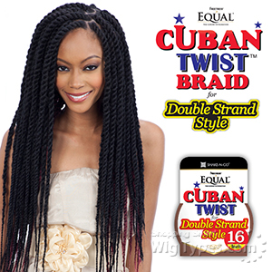 Freetress Equal Synthetic Braid - CUBAN TWIST BRAID 16