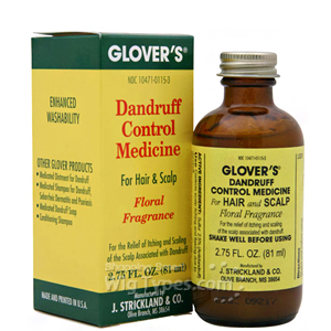 Glover's Dandruff Control Medicine for Hair & Scalp Floral Fragrance 2.75oz