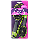 Goody #08998 Detangle It Oval Cushion Hair Brush & Comb Combo 3pcs