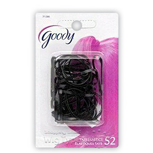 Goody #71288 Elastics Latex Black 52pcs