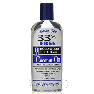 Hollywood Beauty Coconut Oil 8oz