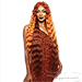 Mane Concept Brown Sugar Human Hair Blend Barbie Series HD Lace Front Wig - BSHC293 COURTNEY
