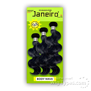 Janeiro 100% Virgin Brazilian Remy Hair Weave - BODY WAVE 3PCS (14/16/18)