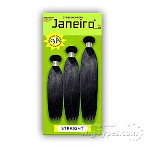Janeiro 100% Virgin Brazilian Remy Hair Weave - STRAIGHT 3PCS (12/14/16)