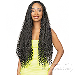 Janet Collection Human Hair Blend Braid - ENCORE LA VIE FRENCH DEEP BULK 24