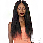 Janet Collection 100% Natural Virgin Remy Human Hair Deep Part HD Lace Wig - PERM YAKY