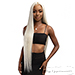 Janet Collection Remy Illusion X-Long Human Hair Blend HD Lace Front Wig - PAKI