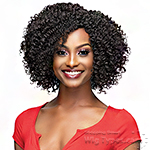 Janet Collection Natural Curly Synthetic Hair Wig - NATURAL AFRO NEHA