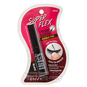 I-Envy by Kiss Super Flex Eyelash Adhesive Rubber Type Black KPEG07 1.76oz