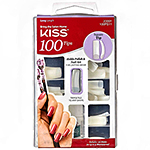 Kiss 100PS11 100 Tips Long Length Square Tip